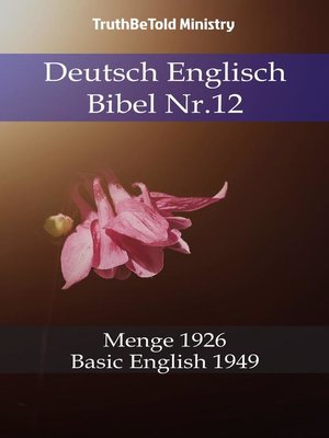 cover image of Deutsch Englisch Bibel Nr.12